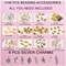7200 Pcs Clay Beads for Bracelet Making Kit for Kids,DIY Friendship Flat Polymer Heishi with Charms and Elastic Strings,Christmas Jewellery Making Kit Bracelets and Necklace